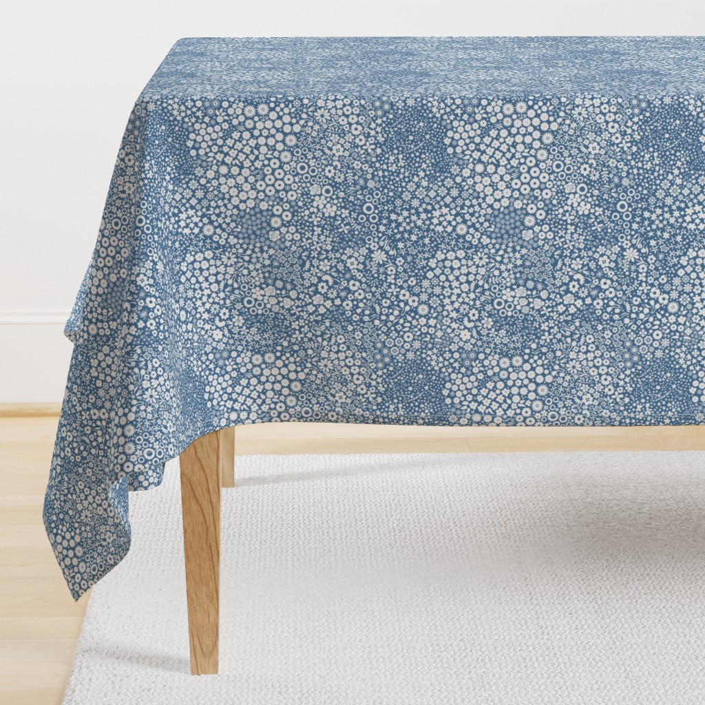 Blue Ditsy Floral 2