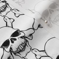 Skulls Black & White