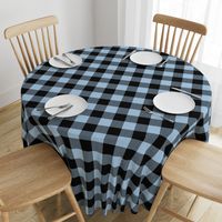 Big Buffalo Plaid -  blue and black