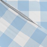 Big Buffalo Plaid - Check - blue and white