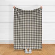 1.5" Buffalo Plaid -tan and grey