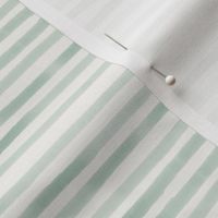 watercolor stripes - mint hand drawn stripes