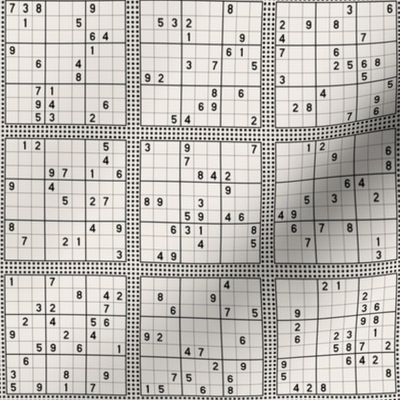 Sudoku - Newsprint
