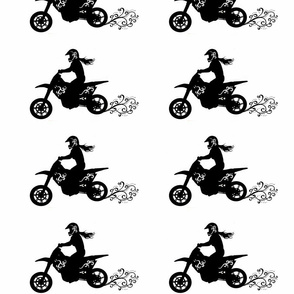 Girly Motorcycle Rider