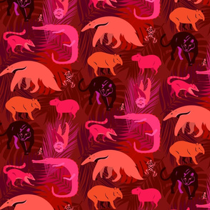 rainforest animals in ruby