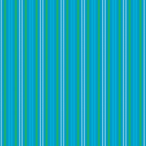 Carmine Spackle Stripes Turquoise, Green, Powder Blue Sky