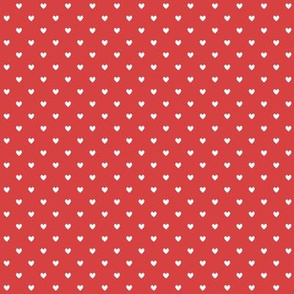 White polka hearts (red)
