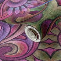 Abstract Swirlique napkin