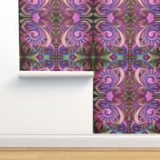 Abstract Swirlique napkin