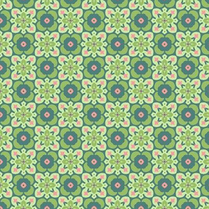 Cactus Tiles: Green