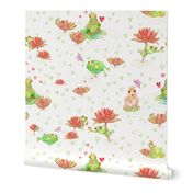 ribbiting romance - white