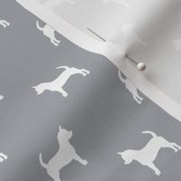 chihuahua silhouette fabric - dog fabrics - dogs design - quarry