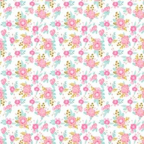 Floral extra small scale flower pattern