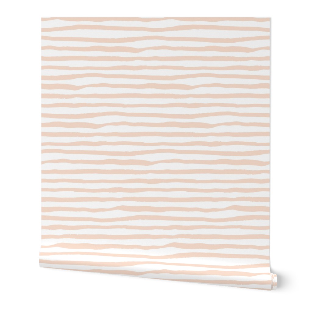 Light Peach Stripes / She is Fierce