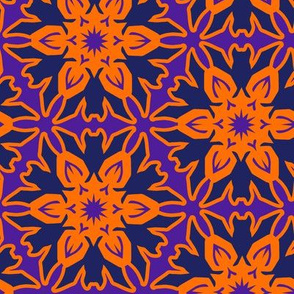 Batflake with Orange and Purple