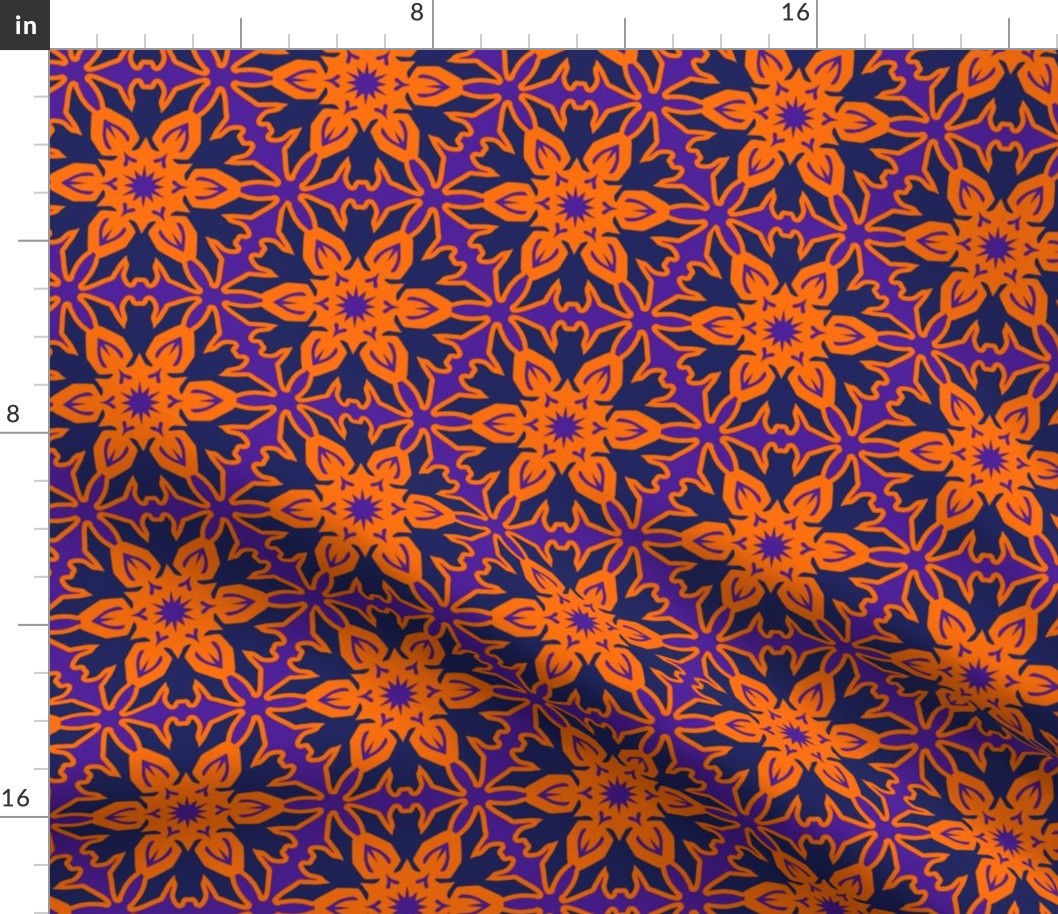 Batflake with Orange and Purple