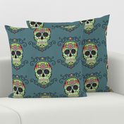 Sugar Skull Blue