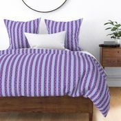 SWAN STRIPE Purple and Lavender