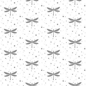 Dragonfly- small scale - gray