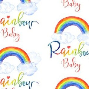 4" Rainbow Baby -Pink 