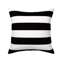 Large stripes - Black and white monochrome stripes