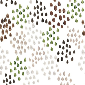 earthy watercolor pebbles