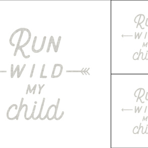 1 blanket + 2 loveys: run wild my child