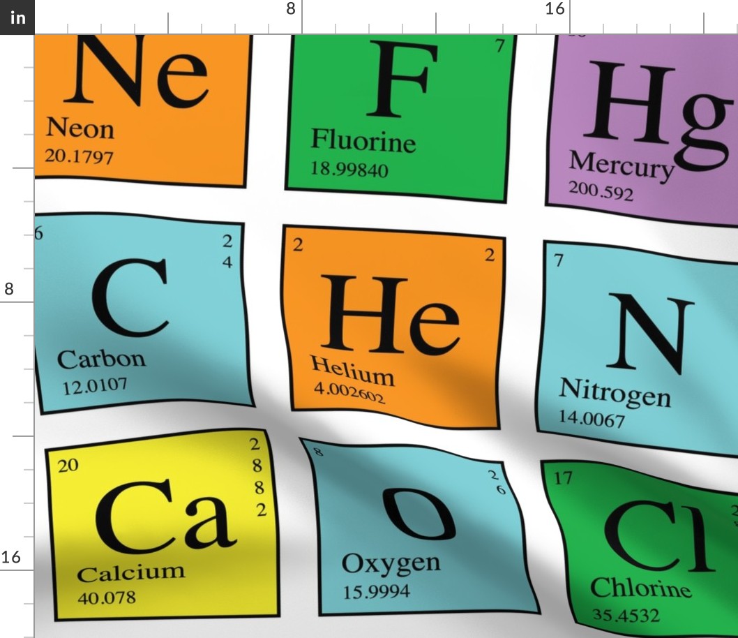 Periodic Quilt - 6 inch