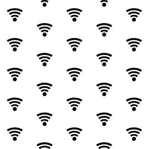 WiFi - Black on White