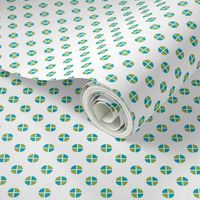 Sewing Swatches Dots - White