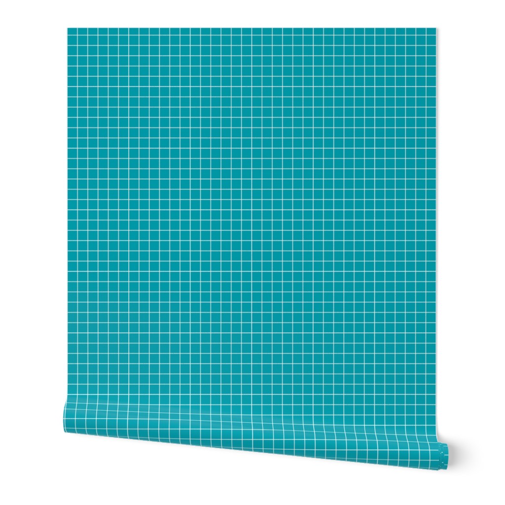 Sewing Swatches Grid - Turquoise