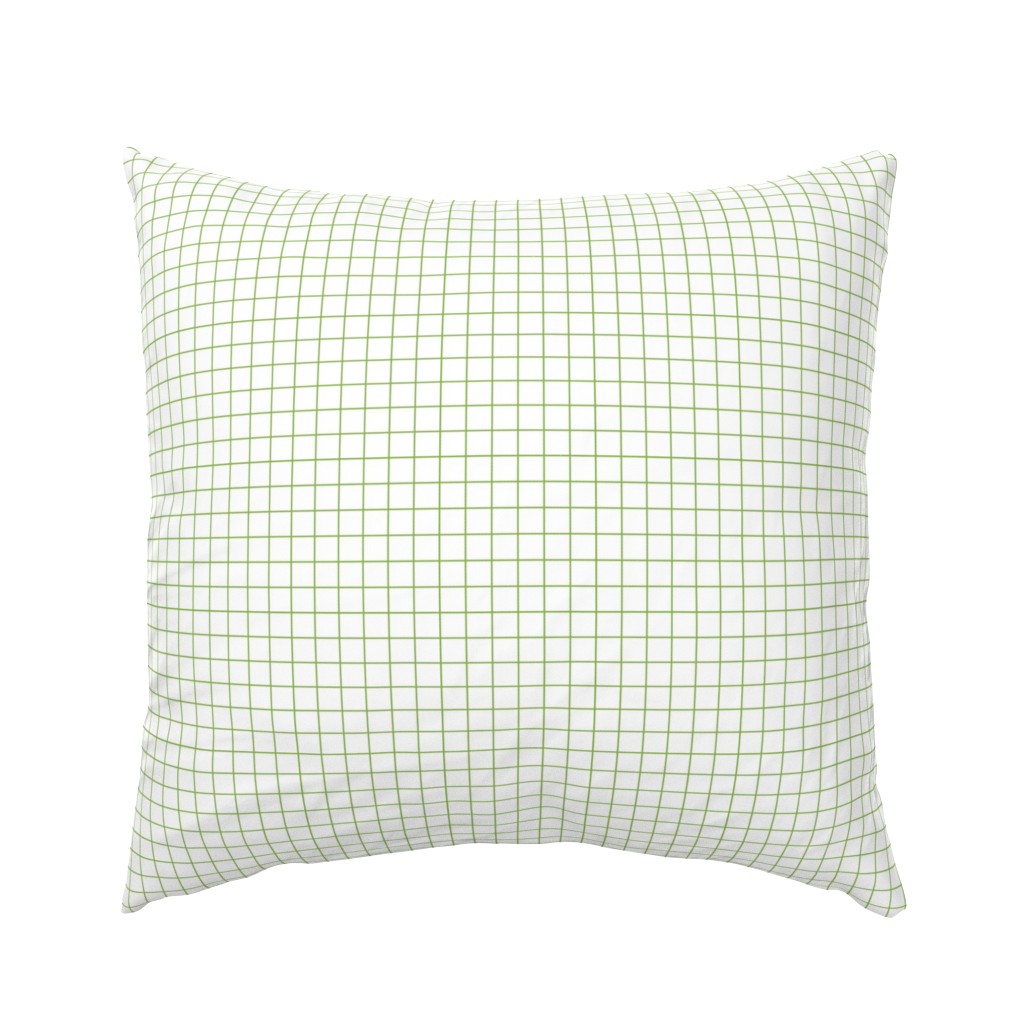 Sewing Swatches Grid - Green on White
