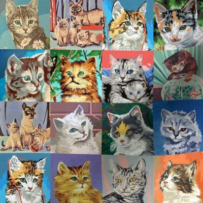 Paint By Number Cats - small