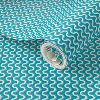 Groovy Wave - Sewing Swatches Turquoise