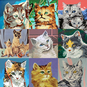 Paint By Number Cats - large