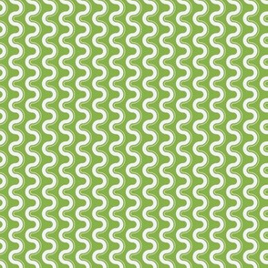 Groovy Wave - Sewing Swatches Green