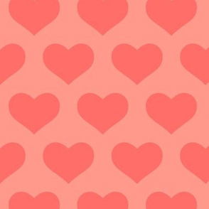 Classic Heart Pattern in Light Pink Colo