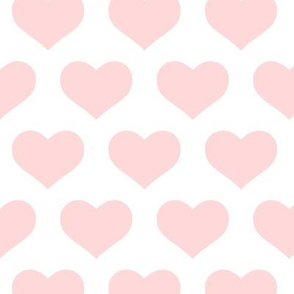 Classic Heart Pattern in Pink & White Colors