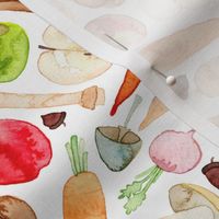 Fruit and Vegetable Kitchen Pattern