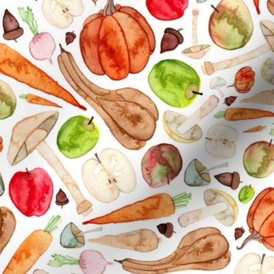 Fruit and Vegetable Kitchen Pattern