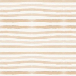 watercolor stripes - peach hand drawn stripes