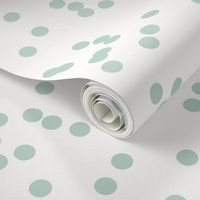 confetti dots - dusty mint tiny dots