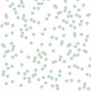 confetti dots - dusty mint tiny dots