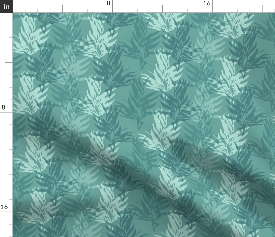 Green/Blue Kelp Motif