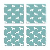 Cocker Spaniel silhouette fabric dog breeds gulf