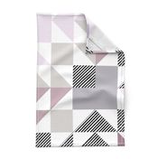 lavender puzzle wholecloth