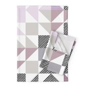 lavender puzzle wholecloth