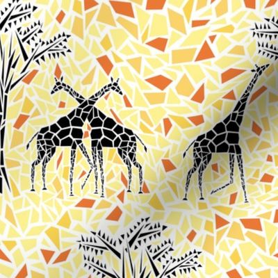 giraffe mosaic