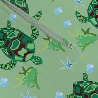 Turtle Sea Pattern