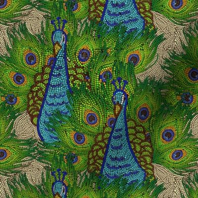 Peacock mosaic 2